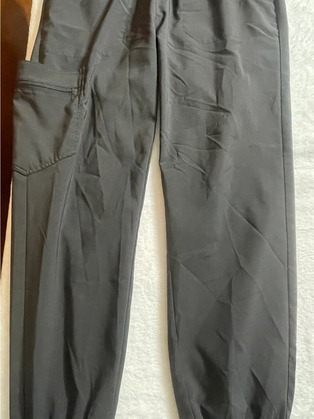 Mint Black Women's Cargo Jogger Scrubs